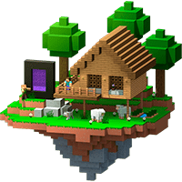 Остров из игры Minecraft